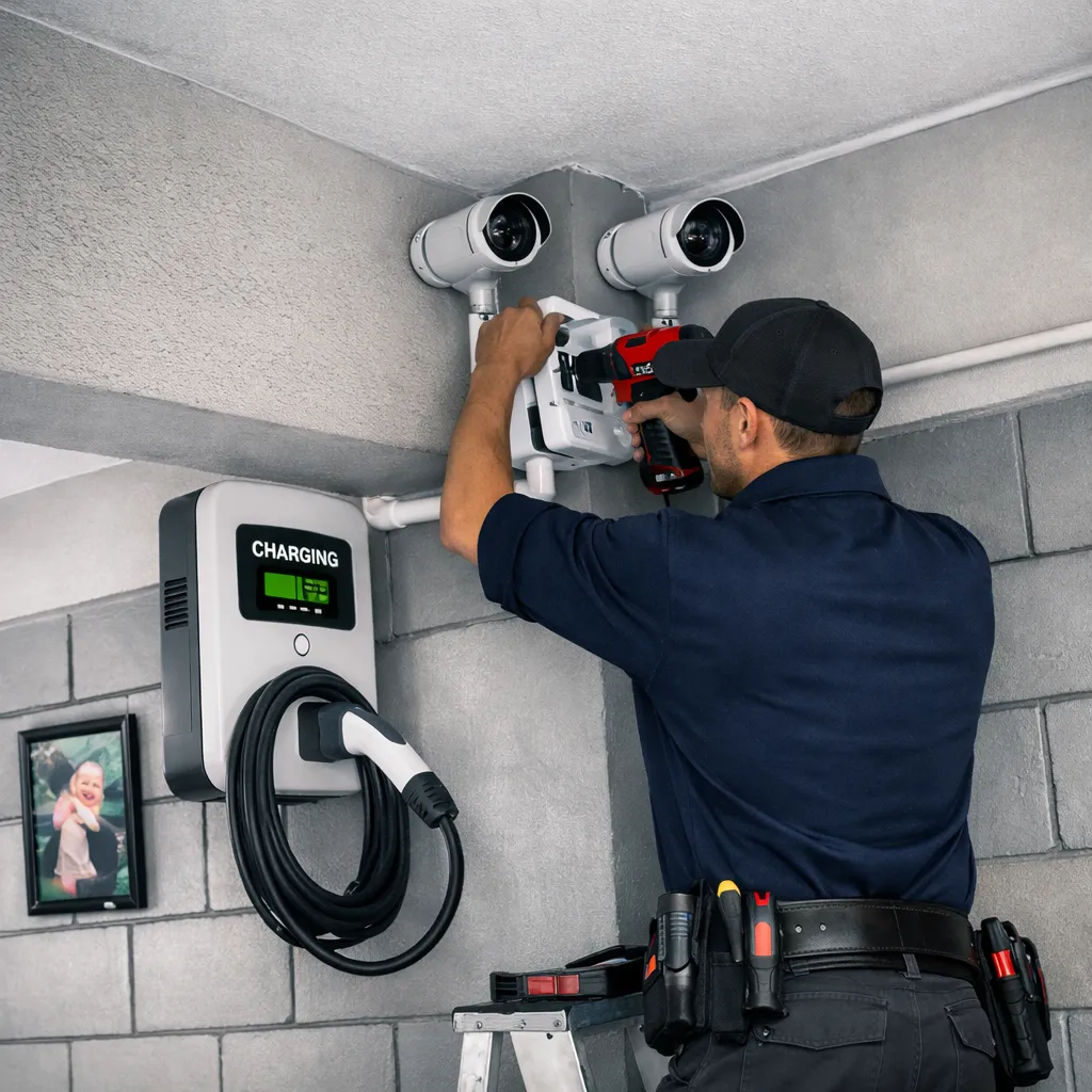 การติดตั้งเครื่องชาร์จรถยนต์ไฟฟ้า EV Charger ที่บ้าน