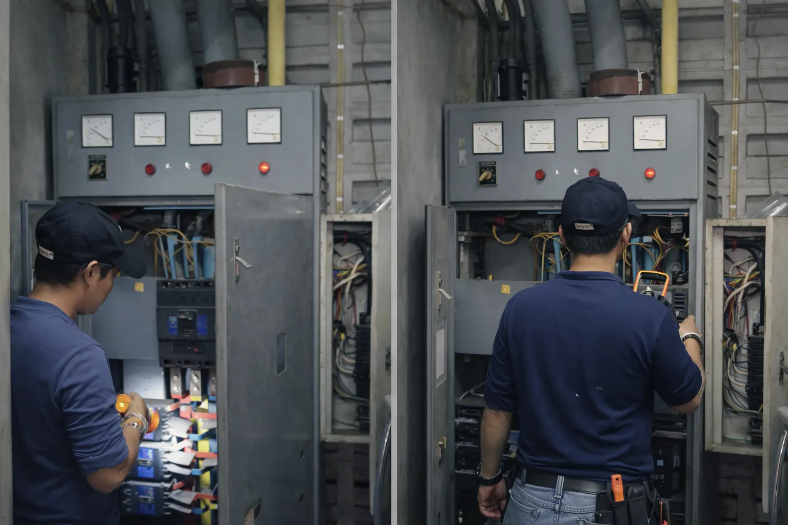 การปรับปรุงตู้เมนไฟฟ้า MDB และจัดระเบียบสายไฟ